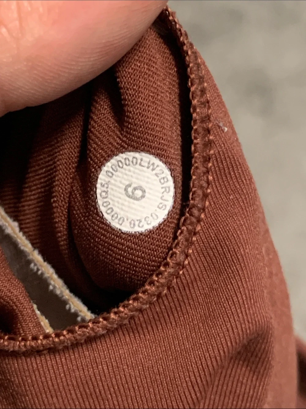 Lululemon Ebb to Street Brown Seamless Bralette